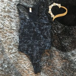 American apparel Jersey tank bodysuit size medium